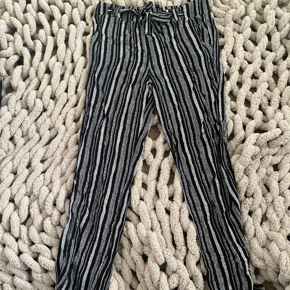 striped pants